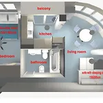 Casa Solecito Apartamento Soleado De 50M2, 2 Habitaciones, Cerca Del Mar