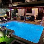 Villa Puerto Rico In Front Of The Shopping Center With Private Heated Saltwater Pool With Jacuzzi & Arcade Games & T Able Foot Ball