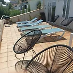 Sol y Mar 8-Maison jumelée avec terrasse, piscine et parking communautaire, surplomb de mer