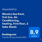 Moraira Sea Front, First Line, Air Conditioning, Heating, First Floor, 2 Habs 4Beds