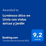 Luminoso ático en Llívia con vistas únicas y jardín