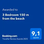 3 Bedroom 150 M From The Beach