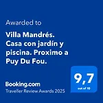 Villa Mandres. Casa Con Jardin Y Piscina. Proximo A Puy Du Fou.