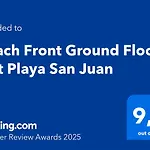 Beach Front Ground Floor Flat Playa San Juan