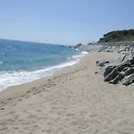 White Stones Beach In Sant Pol De Mar