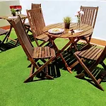 Gran Apartamento con amplia y soleada Terraza - Jardín&Gimnasio exterior, Centro Alicante