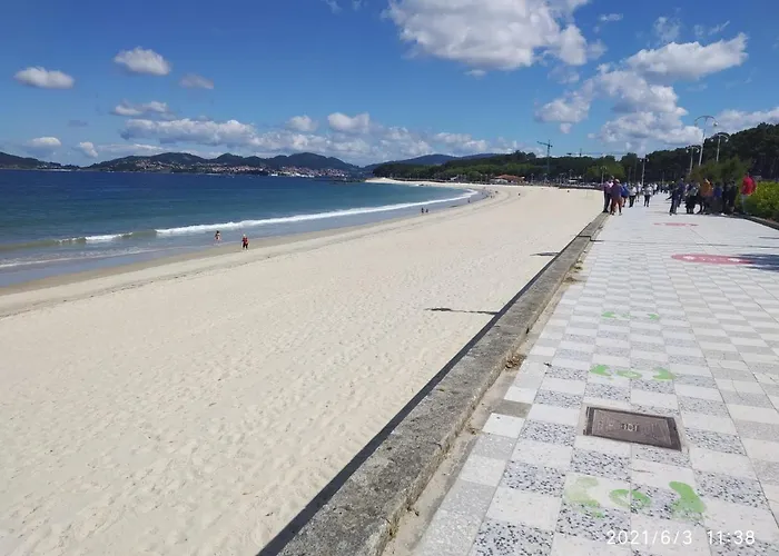 Piso con aparcamiento cerca de playa Samil
