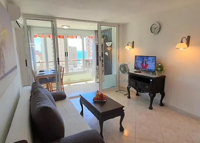 Apartment Sea View In Rincon De Loix- Free Parking, Pool, Wi-Fi, New Air Conditioning