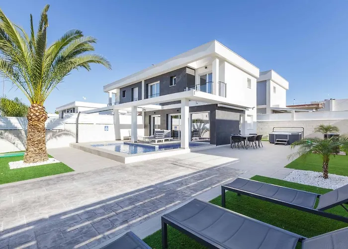 Casa Bos Dolpfin Wellness Luxury Entire Villa Pool & Jacuzzi Gran Alacant Near Beach