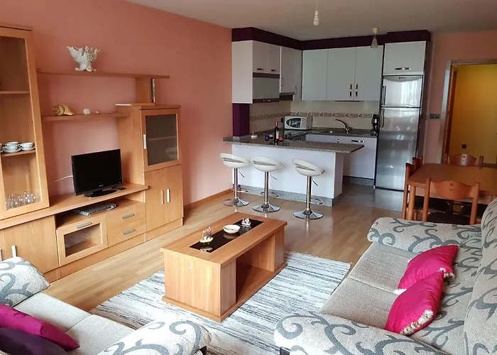 Apartamento en Laxe. Soleado y al lado de la playa