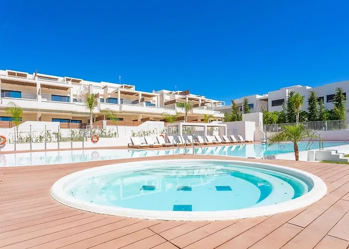 Luxury Apartment Vida Feliz With Sea View 5 Min Walk To The Beach In Jardinana Lotus La Cala De Mijas, Malaga