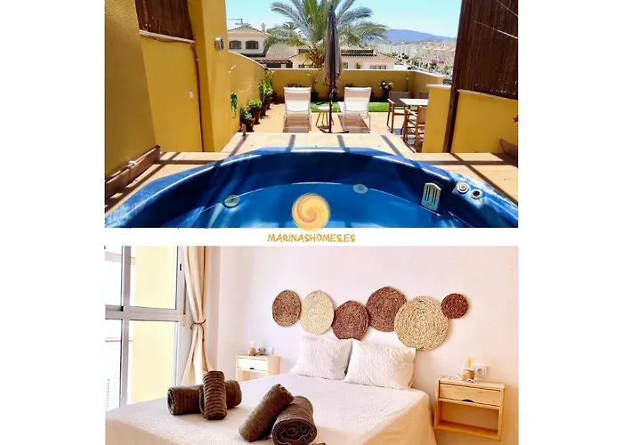 Agua Marinas - Tu ático con Jacuzzi Privado!