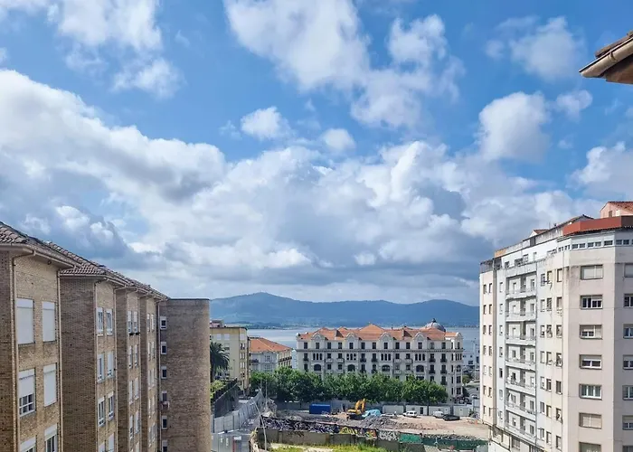 Habitación privada con vistas a la bahía de Santander.