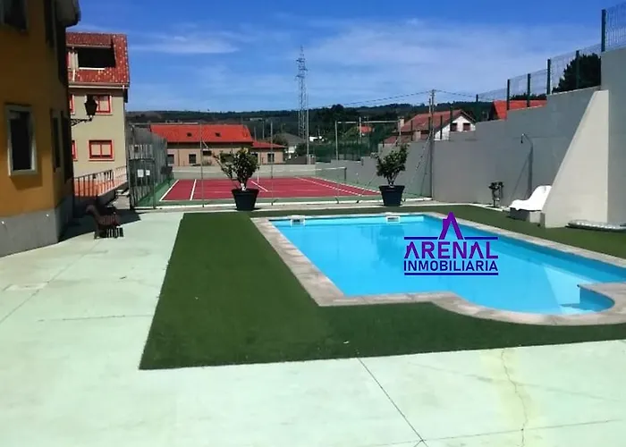 Apart Con Playa, Piscina Y Pista De Tenis