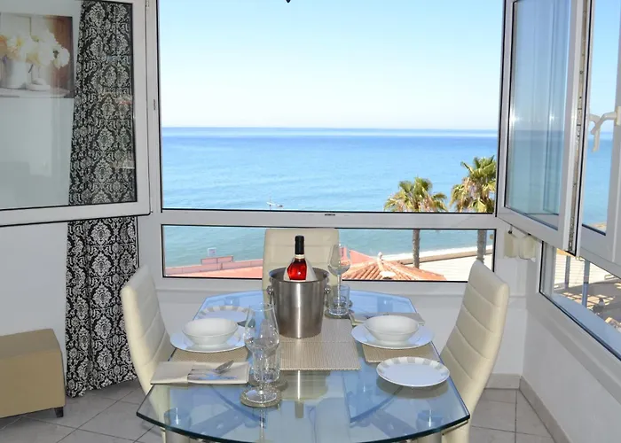 Beach Front Studio Apartment On Torrox Costa