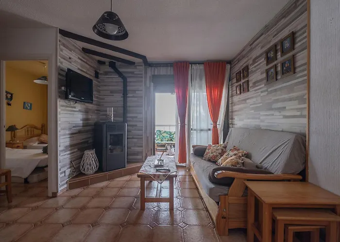 Apt Romantico Con Chimenea Con Fibra Optica Y Terraza