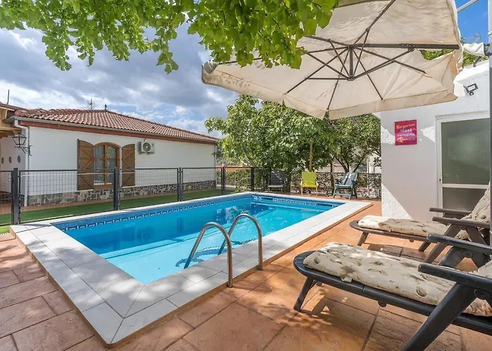 Casa Rural Vistablanca En Una Sola Planta Con Bonitas Vistas Y Piscina - Junto A La Capital Y La Alhambra