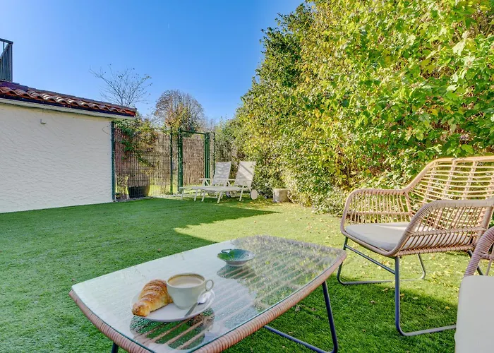 Villa Familiar Con Jardin En Hondarribia, Terraza, Centrico, 4Hb