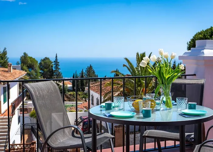 Idyllic Townhouse With Scenic Views Mijas Pueblo