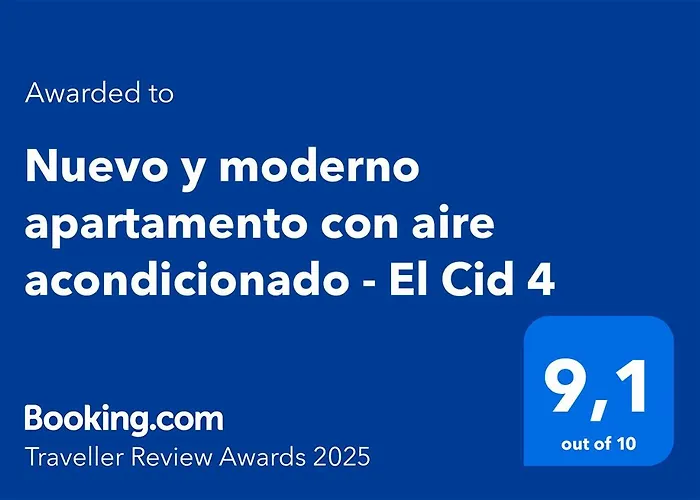 Nuevo y moderno apartamento con aire acondicionado - El Cid 4