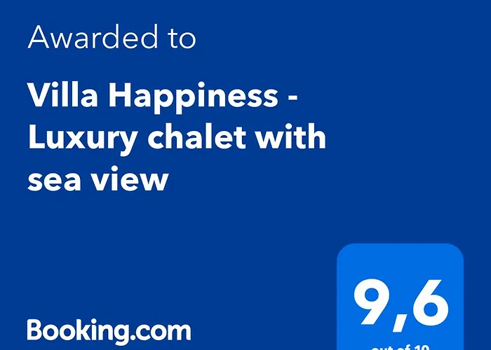 Villa Happiness - Luxury Chalet With Sea View