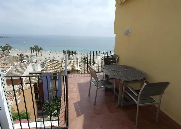 VD2A, Gran apartamento con vistas al mar sobre la muralla de Villajoyosa (VD2A)