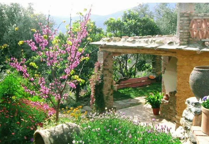 Mountain House Surrounded By Nature