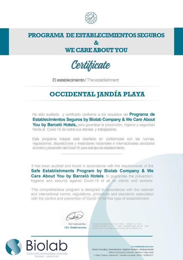 Occidental Jandia Playa Hotel 4*