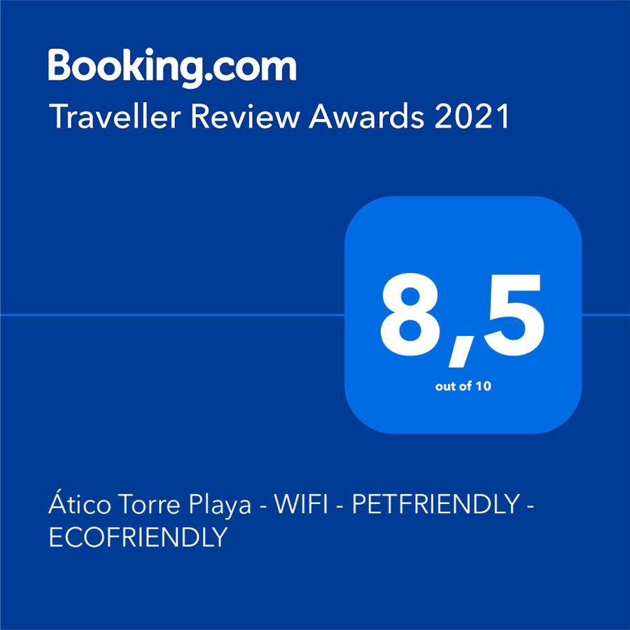 ático Torre Playa - Wifi - Petfriendly - Ecofriendly Apartamento *
