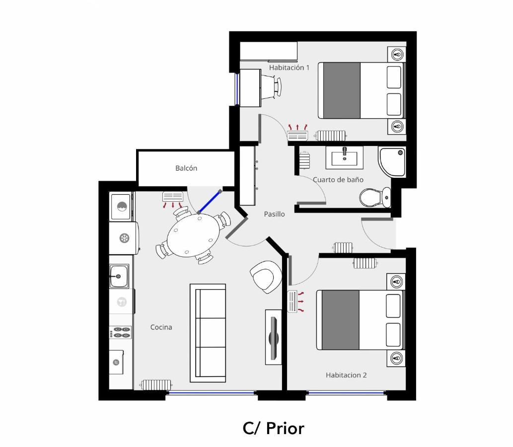Homyat Prior Isidros, Plaza Mayor Apartment