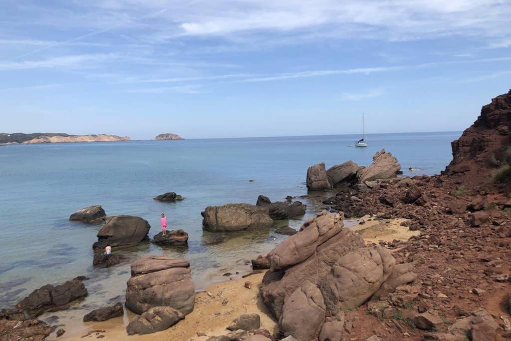 Apartamento Miravent Terraza Y Jardin Frente Al Mar Menorca