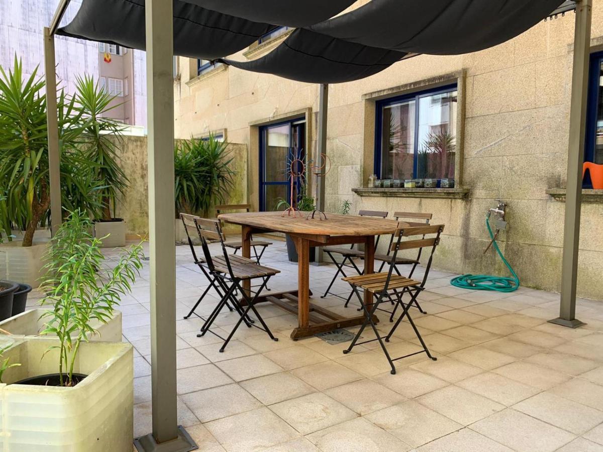 Impresionante Piso En El Centro De Con Terraza Y Parking Apartamento Pontevedra