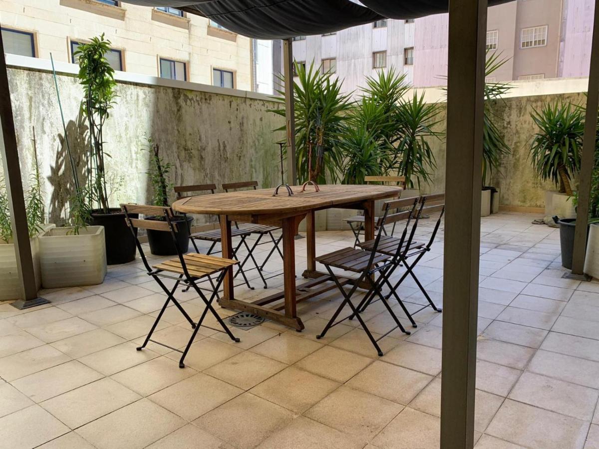 Impresionante Piso En El Centro De Con Terraza Y Parking Apartamento Pontevedra