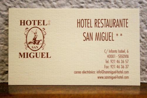 San Miguel Hotel Segovia