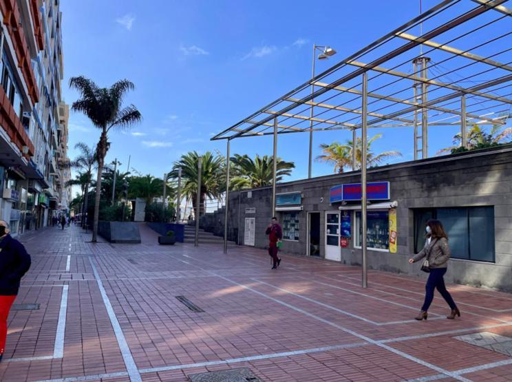 Modern Loft With Terrace In Pedestrian Street Next To Las Canteras Apartment
