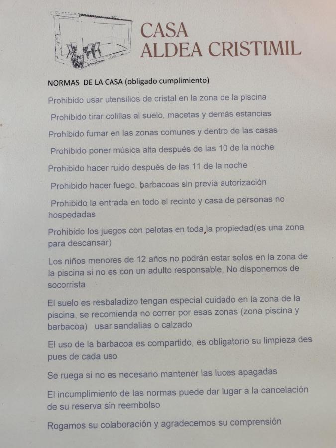 Aldea Cristimil -san Amaro Сasa de vacaciones