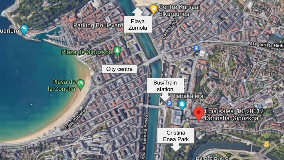 Céntrico, Junto A Estación De Bus/tren, Y Playas Apartamento
