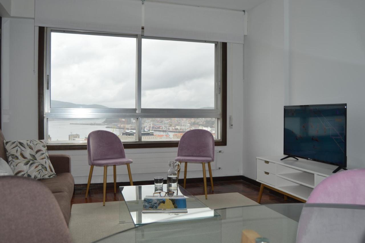 Fantástica Vista De La Ría De En Pleno Centro Vigo