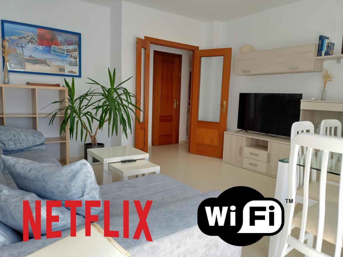 En La Bahía De Cádiz Con Zona Chill-out Y Wifi Apartamento