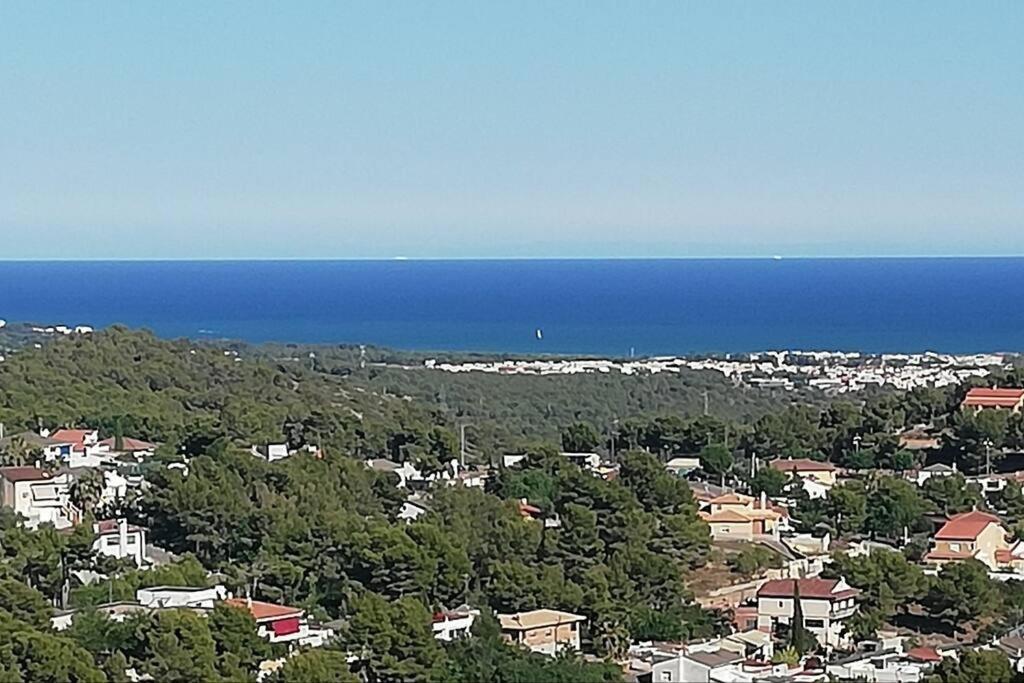 Mas Del Vent- Barbacoa, Jardín, Piscina Privada Y Vistas A Mar Сasa de vacaciones Cunit