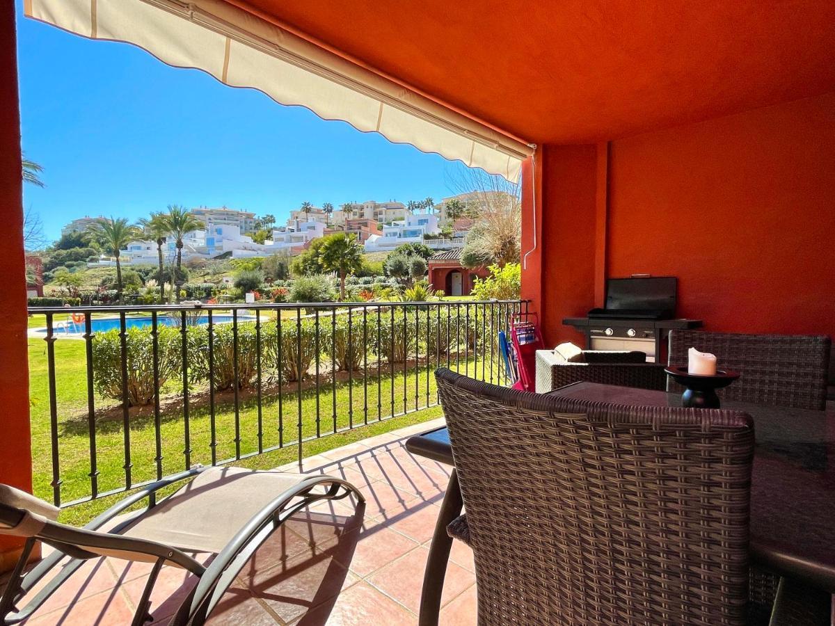Apartment Pool View Golf Family Ground Floor Terrace With Barbecue In Costa