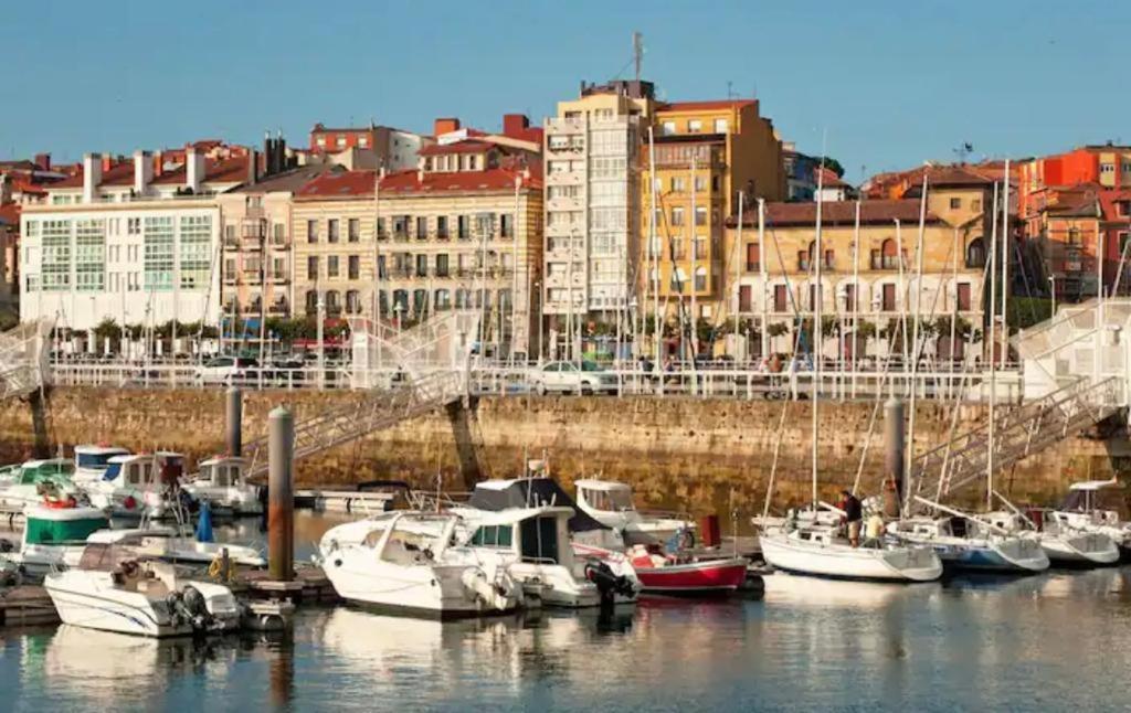 Corazon De Gijon, A 1 Min De Playa, Bares Y Puerto Apartment