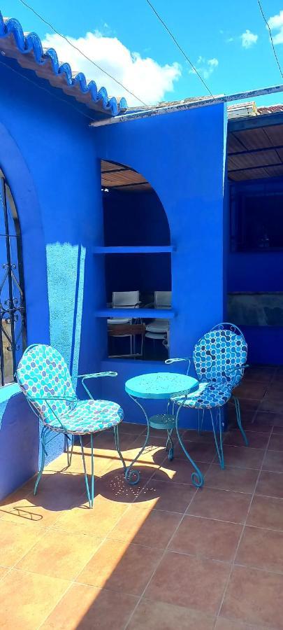 Casa De Campo Azul En Сasa de vacaciones *