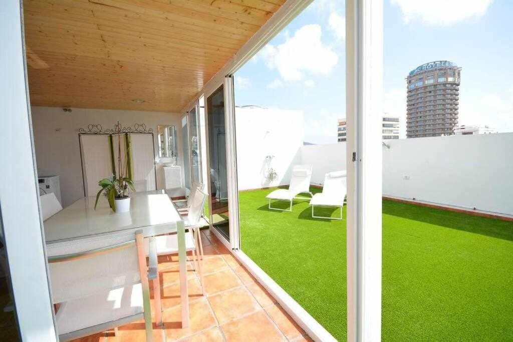 Céntrico ático 2 Dormitorios Gran Solárium Privado Apartamento Las Palmas de Gran Canaria