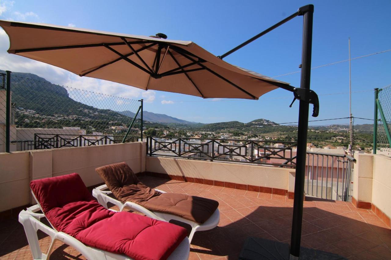Con Amplia Terraza Y Piscina - Bahía Apartamento Calpe