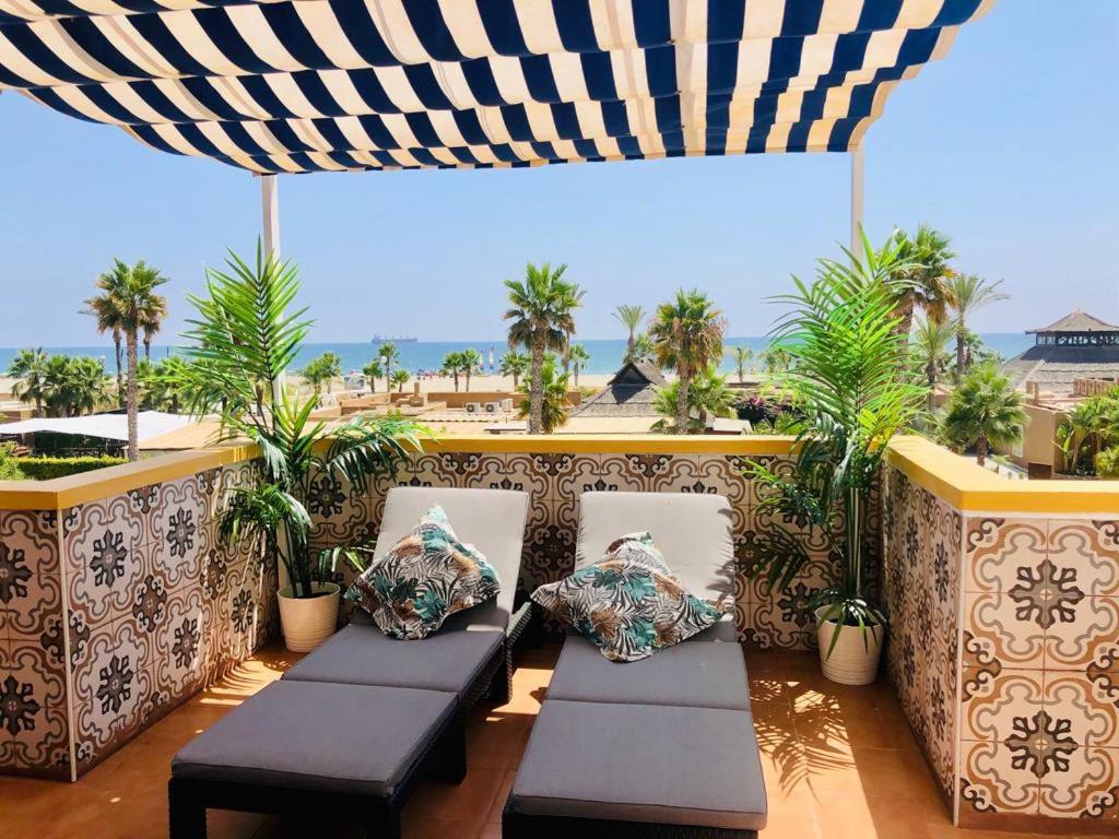 Atico De Lujo En Primera Linea 2 Balcones Con Vistas Al Mar, Playa Apartment *