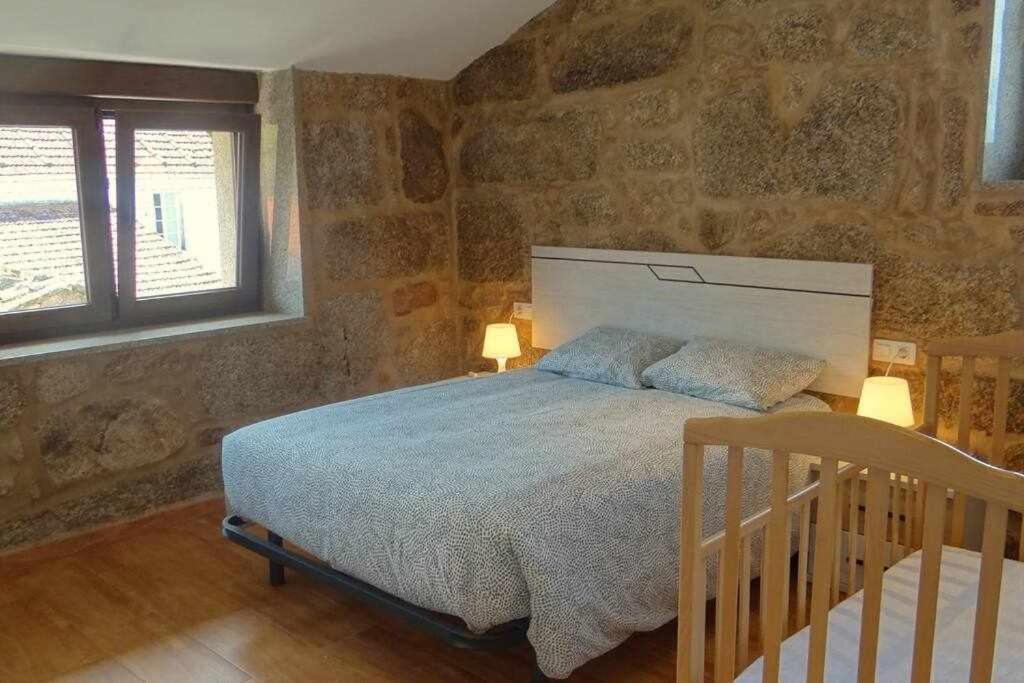 Сasa de vacaciones Recién Restaurada En Canedo Con Terraza