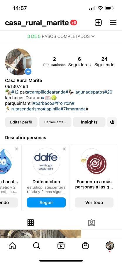 Сasa de vacaciones Marite Campillo de Aranda