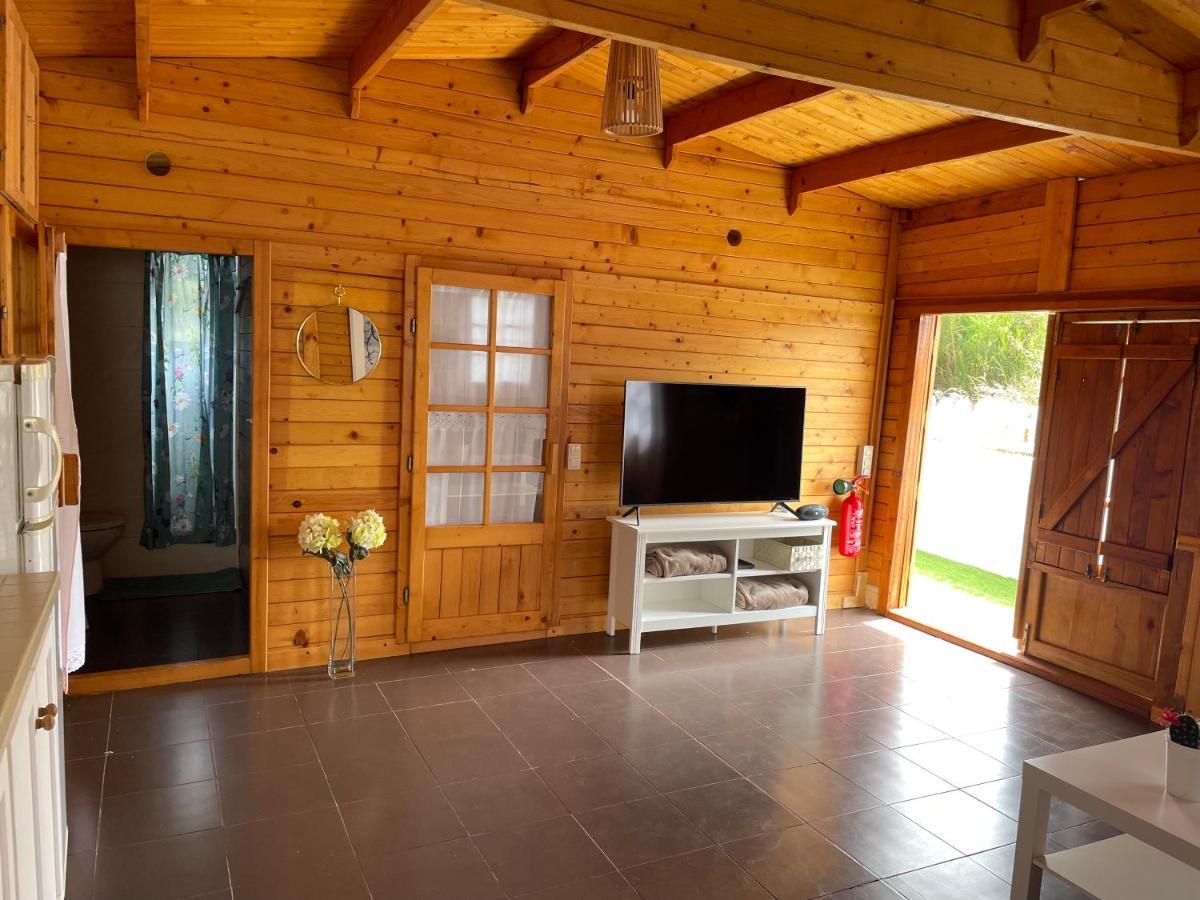 Agradable Mini Casa De Madera Con Jardín Amplio