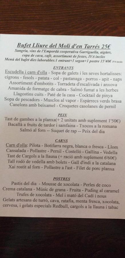 La Fonda Del Moli D'en Tarres * Santa Cristina d'Aro
